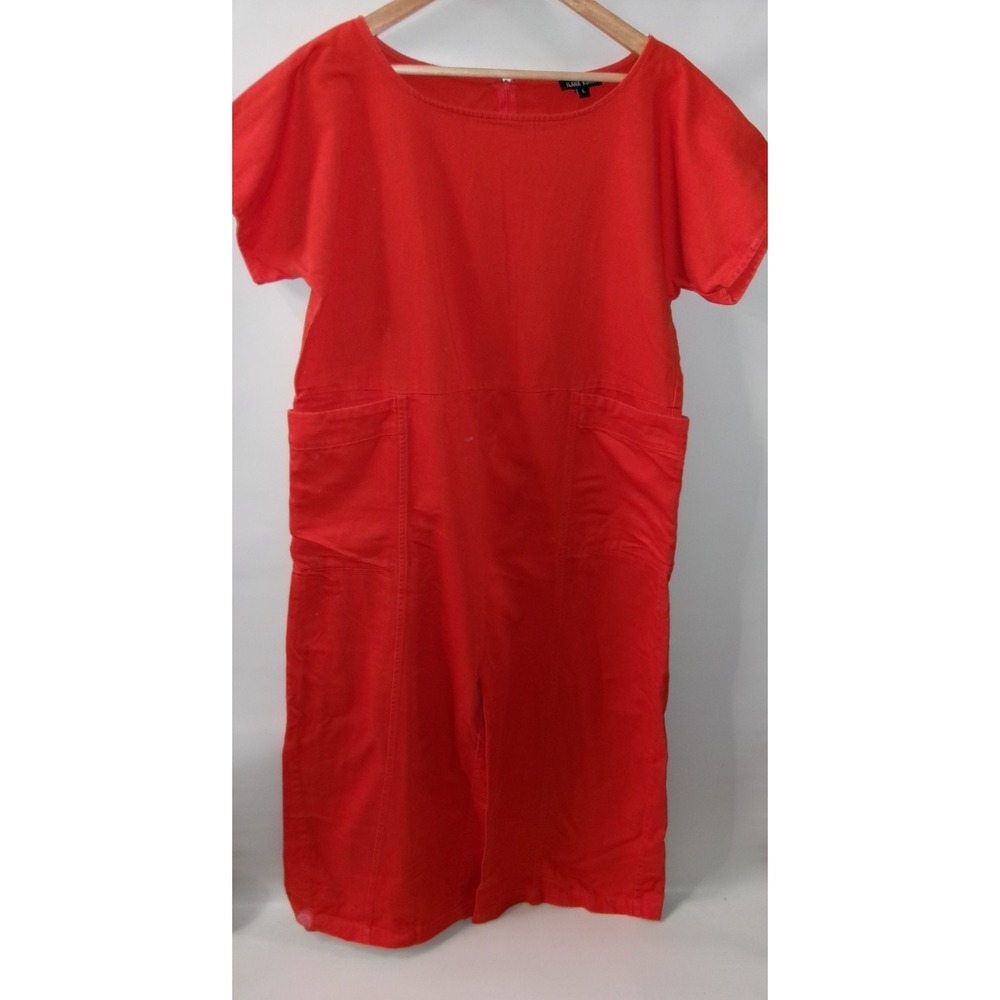 Ilana Kohn Milo Linen Jumpsuit Orange Women's Large – Used – Normal Wear – 23x53